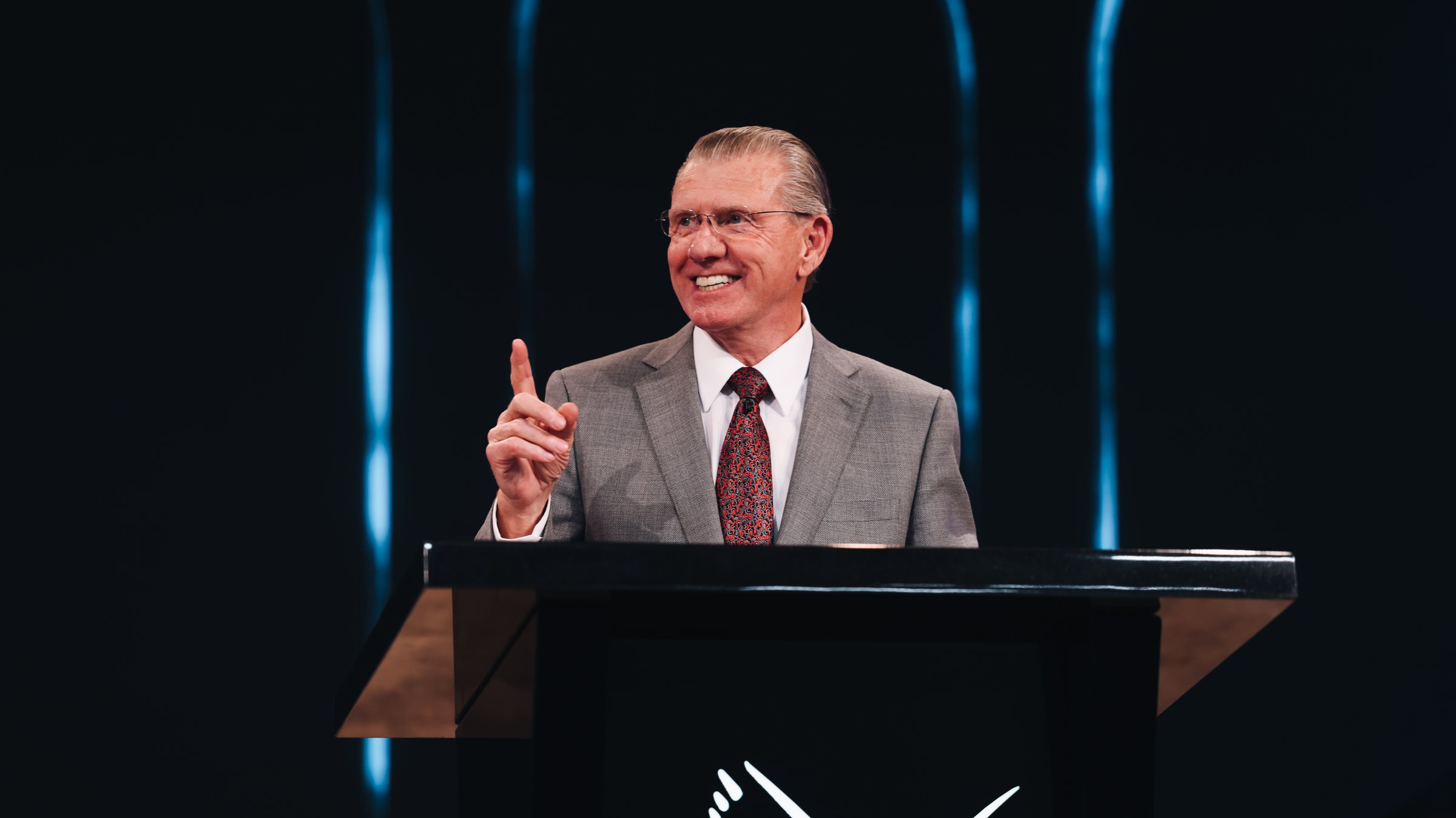 Dr. Mark T. Barclay greeting students